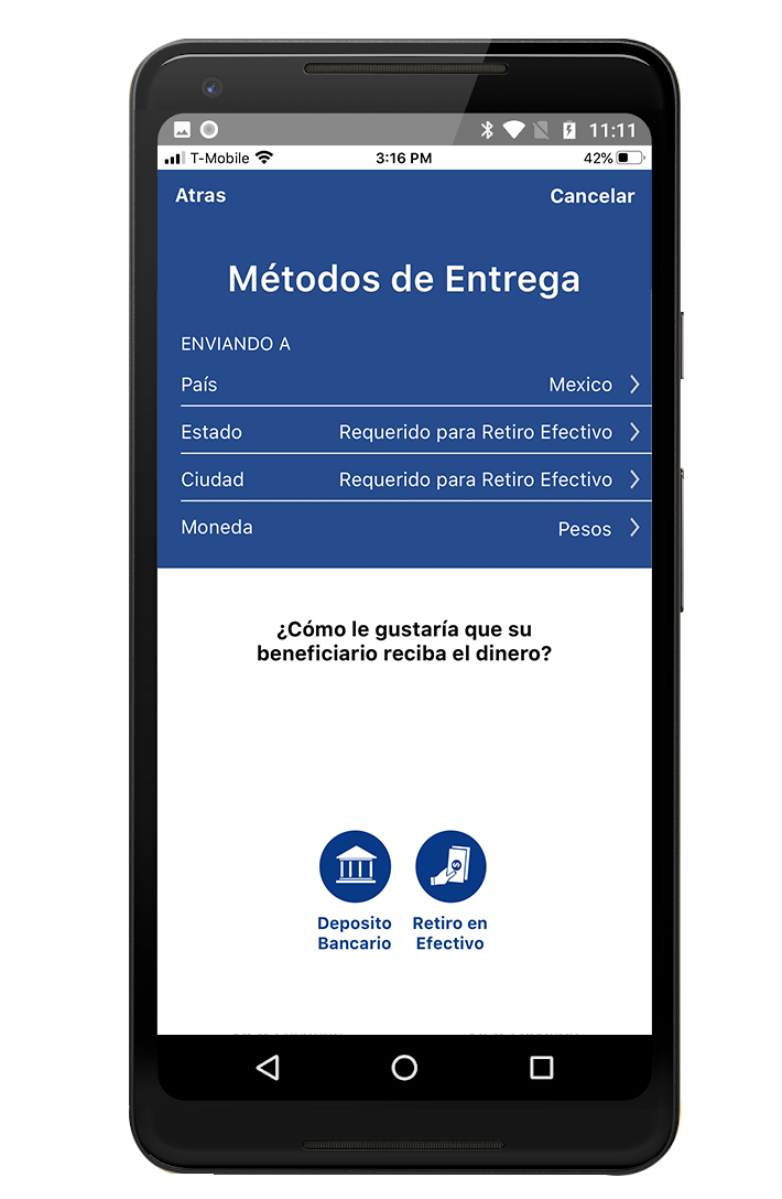metodos de entrega